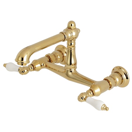 English Country KS7242PL Wall Mount Bathroom Faucet KS7242PL